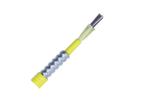 Indoor Cable Interlocking Armor Plenum Fiber Optic Cable