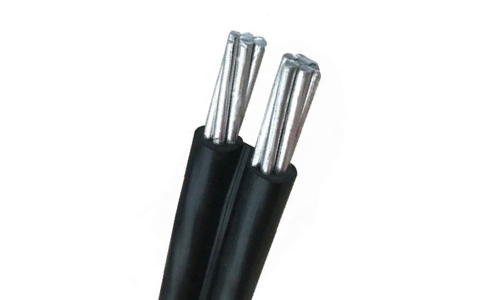 16mm2 Twin Conductor Wire AAC PVC Parallel Aluminum Cable