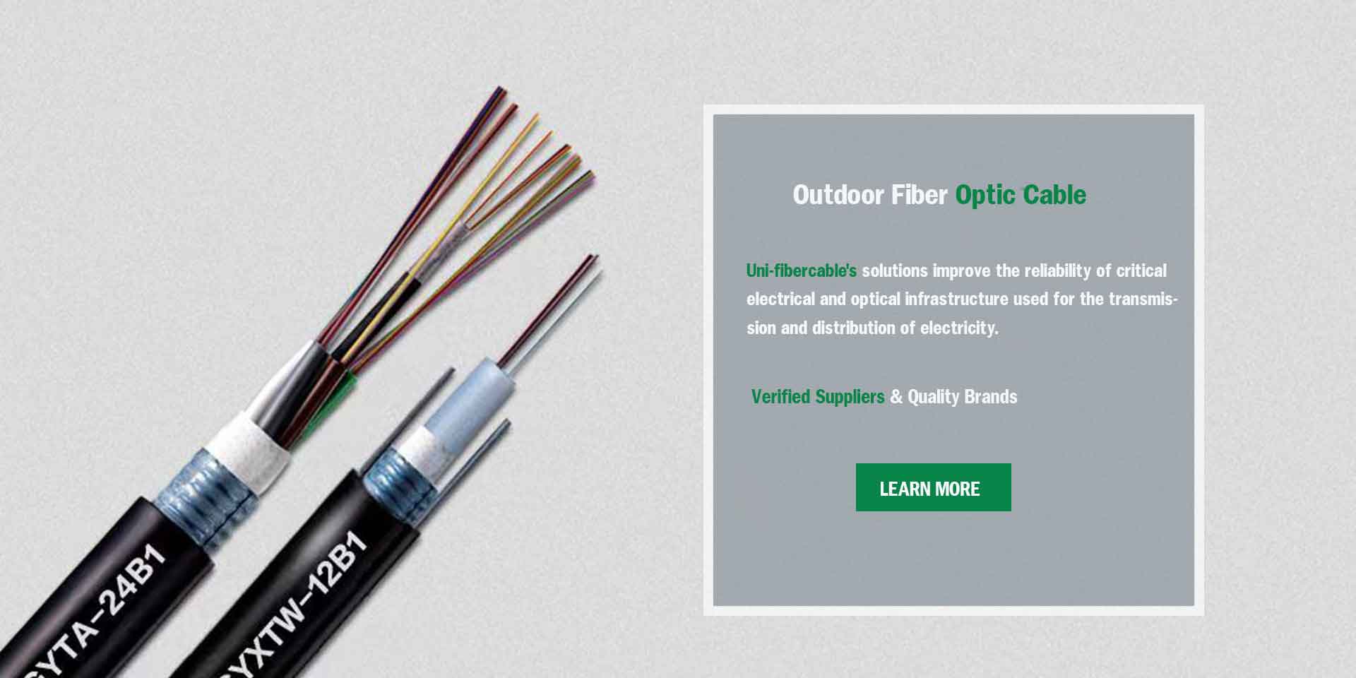 OUTDOOR FIBER OPTIC CABLE